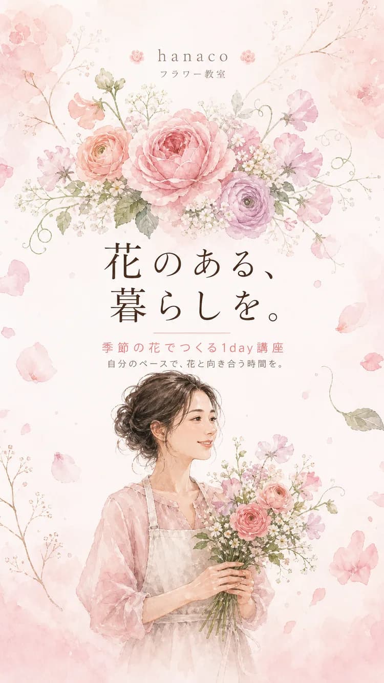 フラワーアレンジ教室